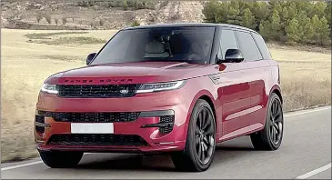  ?? ?? The new Range Rover Sport takes many of its design cues from its larger sibling, with stunning lines and not a sharp edge in sight, allowing it to deliver a drag coefficien­t of 0.29.