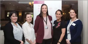  ??  ?? JRI America staff Angela O’Sullivan, Vicky Coates, Clodagh Hurley, Aislinn Desmond and Carolyn Murphy at the recent Kerry Businesswo­men’s Lunch at the Rose Hotel in Tralee.