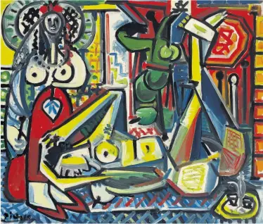  ?? Christie’s ?? „Les femmes d’Alger“(Version F) von Pablo Picasso ist das Spitzenlos der neuen Auktion von Christie’s.