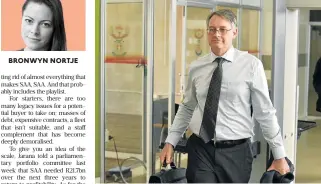  ?? /Freddy Mavunda ?? Lack of capacity: Erik Venter, CEO of Comair, says skills that cannot easily be replaced have steadily been driven out of the national carrier over the past decade.