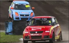  ?? Picture: British Rallycross ?? Will Ovenden (No.5) picks up the pace at Lydden Hill