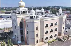  ?? HT FILE ?? The Gurdwara Leamington and Warwick in UK.