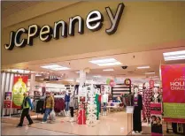  ?? DUSTIN FRANZ FOR THE WASHINGTON POST ?? J.C. Penney said revenue at stores open at least a year rose 3.4 percent for the nine-week period that ended Dec. 30. That compares to a 0.8 percent decline a year earlier.