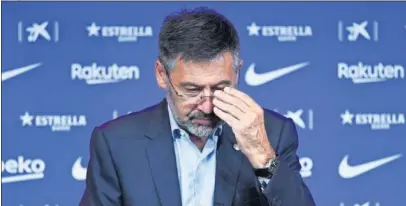  ??  ?? Josep Maria Bartomeu, expresiden­te del Barcelona.