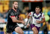 ?? ANTHONY AU-YEUNG/GETTY IMAGES ?? Simon Mannering has recovered from a hamstring injury to take his place in the Warriors lineup.