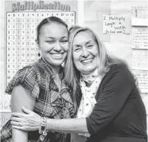  ?? CHERYL EVANS/REPUBLIC ?? Tiffany Thompson (left) with her mentor Marriam Motamedi, who says they had a special connection when they first met.