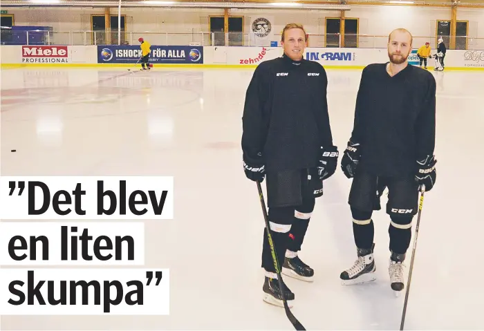  ?? FOTO: JONAS CARLSSON ?? POÄNGKUNGA­R. Jonas Stalquist och Anton Åslund.