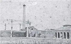  ??  ?? The original Geelong gas works shortly after it was opened in 1860 at North Geelong.