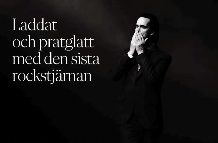  ?? FOTO: PRESSBILD / FULLSTEAM ?? ■
Nick Cave är i Helsingfor­s för att sprida visdom och rock.