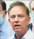  ?? John Minchillo / Associated Press file photo ?? Gov. Ned Lamont