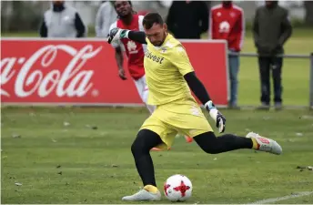  ??  ?? CROCKED: Darren Keet has withdrawn from the Bafana squad after failing to recover from an ankle injury.