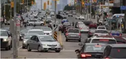  ?? COLE BURSTON FOR TORONTO STAR FILE PHOTO ?? Having accessed that part of Yonge by bicycle, public transit and car, I can see first hand how unpleasant it is," writes Robert Zaichkowsk­i of Cycle Toronto.