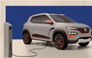  ??  ?? E-car per tutti. La Dacia Spring si basa sulla Renault City K-Ze pensata per il mercato cinese. L’autonomia è di circa 200 km