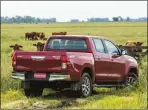  ??  ?? ROBUSTEZ Y CALIDAD. Es la primera pickup en obtener la calificaci­ón máxima en las pruebas de choque de LatinNCAP.