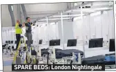  ??  ?? SPARE BEDS: London Nightingal­e