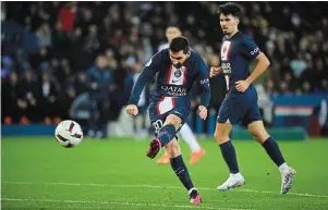  ?? | PHOTO : AFP ?? Lionel Messi, heureuseme­nt pour Paris, reste au sommet de sa forme.