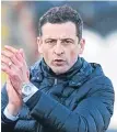  ??  ?? Jack Ross to go further ahead with the penalty. If you do that, it becomes a long afternoon for them but we didn’t.
“It will be good experience but we won the game and at this stage of the season that’s all that matters.”