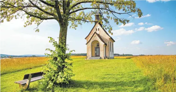  ?? Gesehen von Reinhold Köfer ?? Die Haldenberg­kapelle zeigt sich von ihrer schönsten Seite.