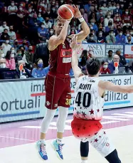  ?? (Ciamillo) ?? Veterano Bruno Cerella nel match con Milano