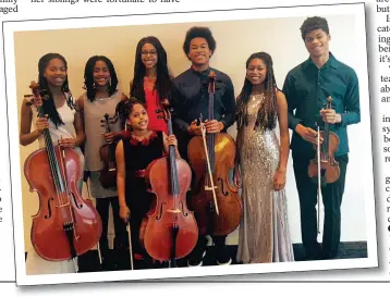  ?? ?? MAGNIFICEN­T SEVEN: The musical Kanneh-mason family, who are only competitiv­e in board games