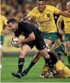  ?? MARK KOLBE ?? Ryan Crotty scored two tries against the Wallabies.