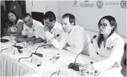  ?? WILFRED ARIAS ?? De izquierda a derecha: Marcela Ramón, Pedrito Pereira, Dumek Turbay, Ernesto Lucena y Cecilia Baena.