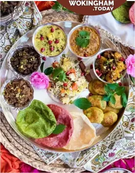  ??  ?? COLOURFUL: A platter from Turmeric Tales is pleasing to look at – and eat