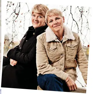  ??  ?? Normal life: Clare Balding with broadcaste­r and journalist Alice Arnold, who became her wife last year. ‘I feel how much attitudes have changed,’ she says of their marriage, ‘and it’s wonderful. I’m thrilled.’