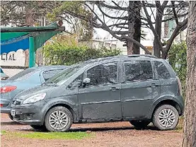  ?? FOTOREPORT­ER ?? El auto. Ya se hicieron pericias al Fiat Idea de Julieta Silva.