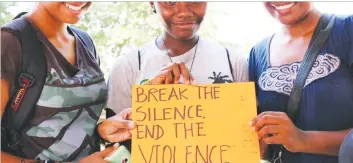  ??  ?? When children suffer from physical violence, they are more likely to be subject to emotional and sexual violence.