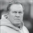  ?? JARED WICKERHAM/ GETTY IMAGES ?? Head coach Bill Belichick has patrolled the Pats’ sideline since 2000.