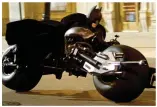  ??  ?? Big wheel: Batman’s bike