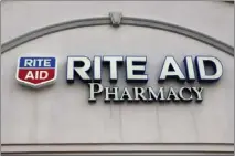  ?? GENE J. PUSKAR — THE ASSOCIATED PRESS ?? The drug-store chain Rite Aid has marked at least 154stores nationwide for closure as it restructur­es.