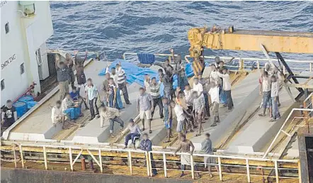  ?? — RCMP FILES ?? A B.C. Supreme Court trial was told on Wednesday that four men accused of smuggling migrants aboard the MV Ocean Lady were only trying to get the ship across the ocean, not facilitate crime.