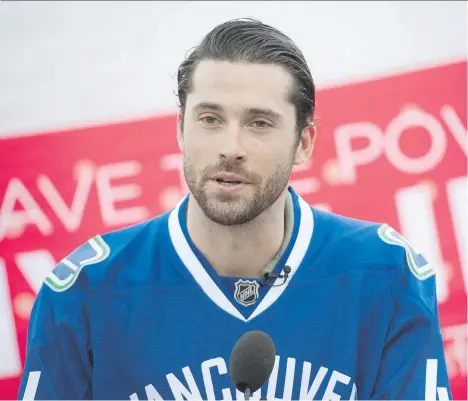  ?? JASON PAYNE ?? Vancouver Canucks defenceman Erik Gudbranson will provide some security for defenceman Ben Hutton in a new pairing that will ease the pressure on the top duo of Alex Edler and Chris Tanev. “If anyone's going to take a run at him, they're going to have...