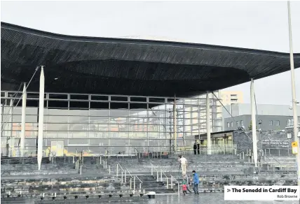  ?? Rob Browne ?? &gt; The Senedd in Cardiff Bay