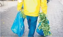  ?? JUTHARAT PINYODOONY­ACHET/THE NEW YORK TIMES ?? Inflation jumped 0.9% from September. Above, a shopper in New York.