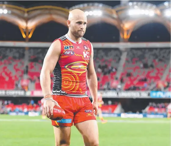  ?? Picture: AAP IMAGE ?? AFL great Gary Ablett is contemplat­ing his future with the Gold Coast Suns.