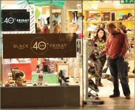  ?? ?? Black Friday sales are set to plunge with Scots least likely to buy