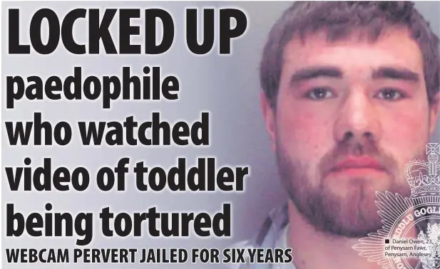  ??  ?? ■ Daniel Owen, 23, of Penysarn Fawr, Penysarn, Anglesey