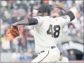  ?? AP FILE PHOTO ?? The Giants’ Pablo Sandoval is one of many position players to pitch this year as teams try to conserve their bullpens.