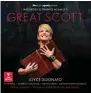  ??  ?? OPERA
Great Scott
Musik Jake Heggie. Libretto Terrence McNally. Solister Joyce DiDonato, Ailyn Pérez, Frederica von Stade. Dirigent Patrick Summers, The Dallas Opera Orchestra and Chorus. (Erato)