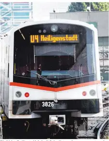  ??  ?? Die U4 ist die älteste Linie im U-Bahn-Netz und muss erneuert werden