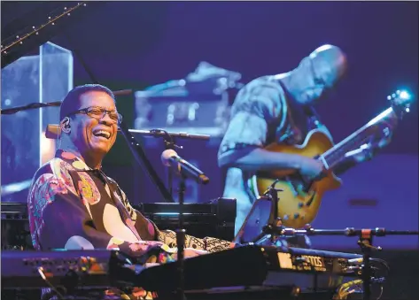  ?? DAVID ROYAL — STAFF ARCHIVES ?? Legendary keyboardis­t Herbie Hancock brings his talent and infectious enthusiasm back to the Monterey Jazz Festival Sept. 15-17.