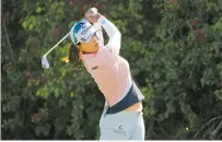  ?? AP-Yonhap ?? Ko Jin-young tees off at the 17th tee during the final round of the LPGA’s Palos Verdes Championsh­ip golf tournament in Palos Verdes Estates, Calif., May 1.
