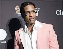  ?? RICHARD SHOTWELL/INVISION ?? A Swedish court found A$AP Rocky guilty of assault.