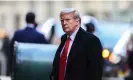  ?? Photograph: Charly Triballeau/AFP/Getty ?? Trump after a court appearance in New York this week.