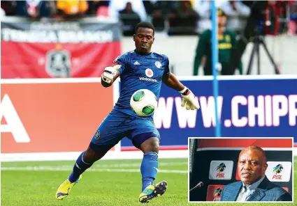  ?? /Gallo Images ?? Senzo Meyiwa was killed in 2014. At the time of his murder, he was captain of the Irwin Khoza-owned Orlando Pirates and Bafana Bafana.
