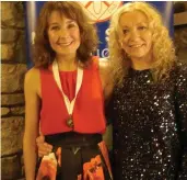  ??  ?? Mary Gilmartin receives her National Individual Over 50 Half Marathon Bronze Medal from Cllr Marie Casserly.