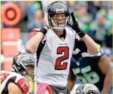  ??  ?? Matt Ryan took over the NFL’s best defense for 15 minutes, but no more.